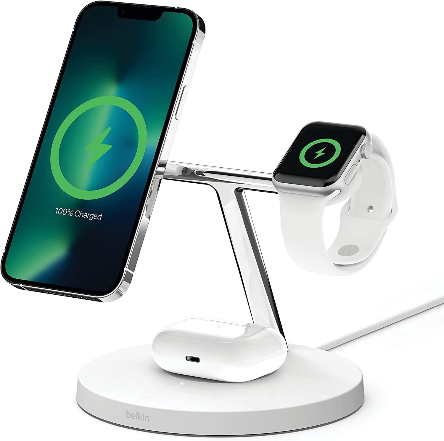Belkin 3-in-1 Wireless Charging Stand with MagSafe