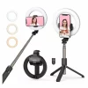 MPOW LED Ring Light with Selfie Tripod Stand & Phone Holder