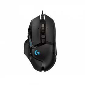 Logitech G502 HERO High Performance Wired Gaming Mouse, HERO 25K Sensor, 25,600 DPI, RGB, Adjustable Weights, 11 Programmable Buttons, On-Board Memory, PC/Mac, BlackLogitech G502 HERO High Performance Wired Gaming Mouse, HERO 25K Sensor, 25,600 DPI, RGB, Adjustable Weights, 11 Programmable Buttons, On-Board Memory, PC/Mac, BlackLogitech G502 HERO High Performance Wired Gaming Mouse, HERO 25K Sensor, 25,600 DPI, RGB, Adjustable Weights, 11 Programmable Buttons, On-Board Memory, PC/Mac, BlackLogitech G502 HERO High Performance Wired Gaming Mouse, HERO 25K Sensor, 25,600 DPI, RGB, Adjustable Weights, 11 Programmable Buttons, On-Board Memory, PC/Mac, Black