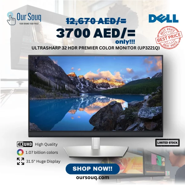 Dell Ultrasharp 32 HDR Premier Color Monitor (UP3221Q)