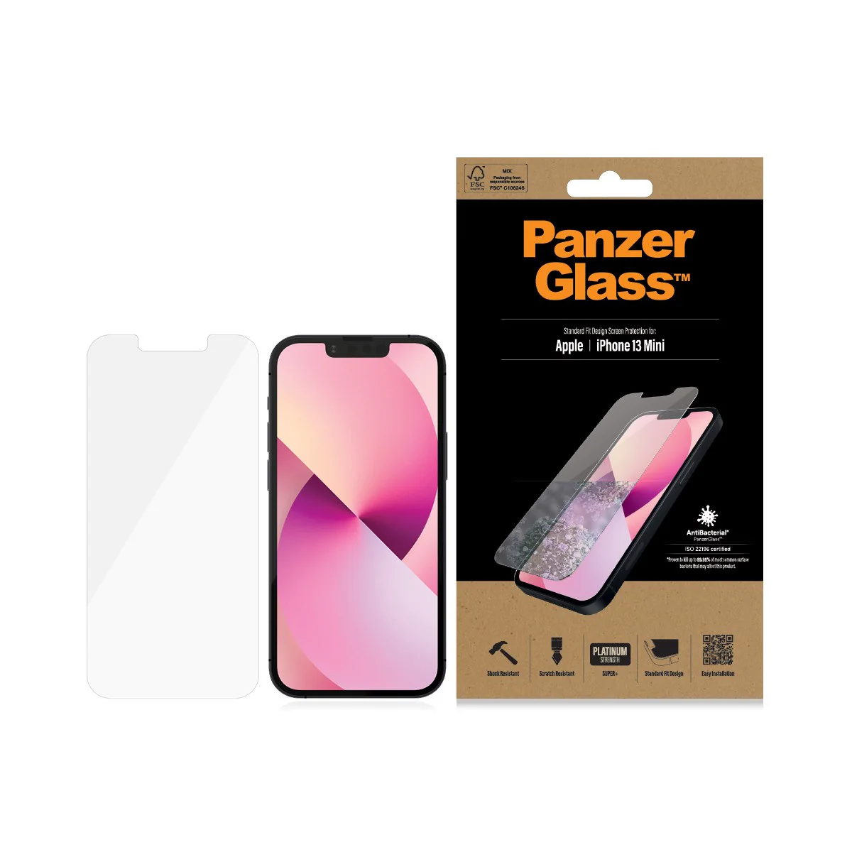 Panzerglass screen protector Apple iPhone 13 mini