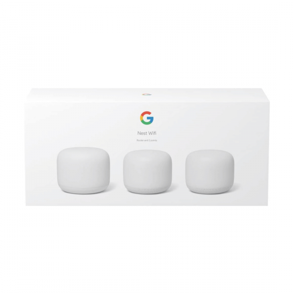 nest wifi router and 2 points