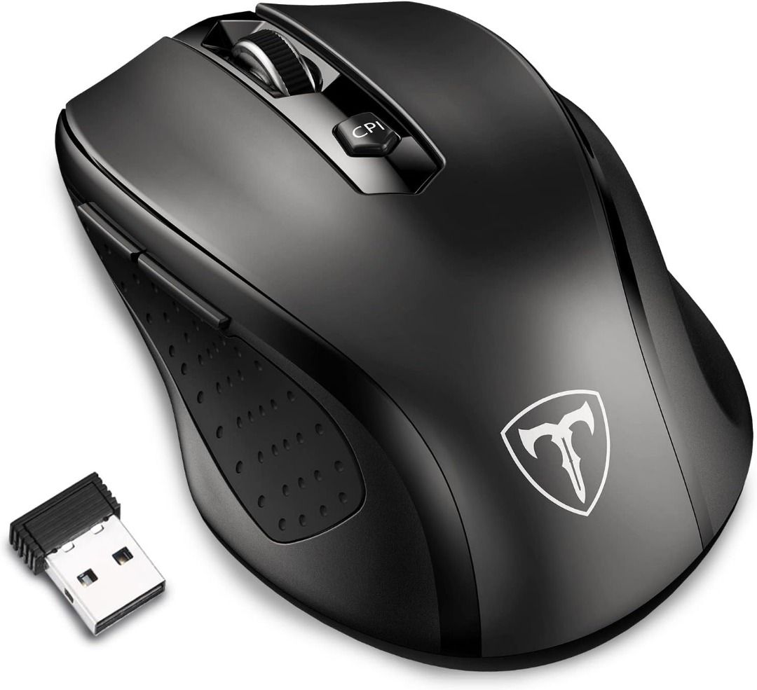 Wireless Mouse Computer Mouse USB Wireless 6 Button Victsing D09