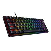 Razer Huntsman Mini 60% Gaming Keyboard - Clicky Purple Optical Switches (Black)
