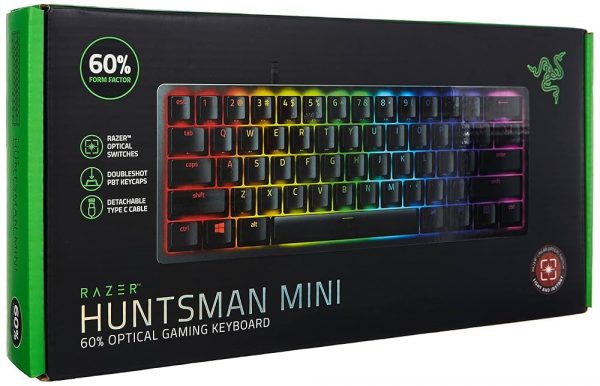 Razer Huntsman Mini 60% Gaming Keyboard Linear Red Optical Switches