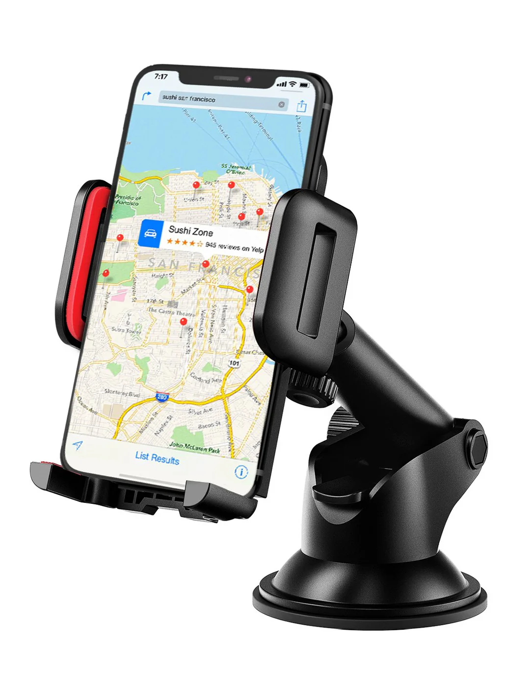 Mpow CA032E Car Phone Holder Extendable, 360° Rotatable, Flexible Arm Lock