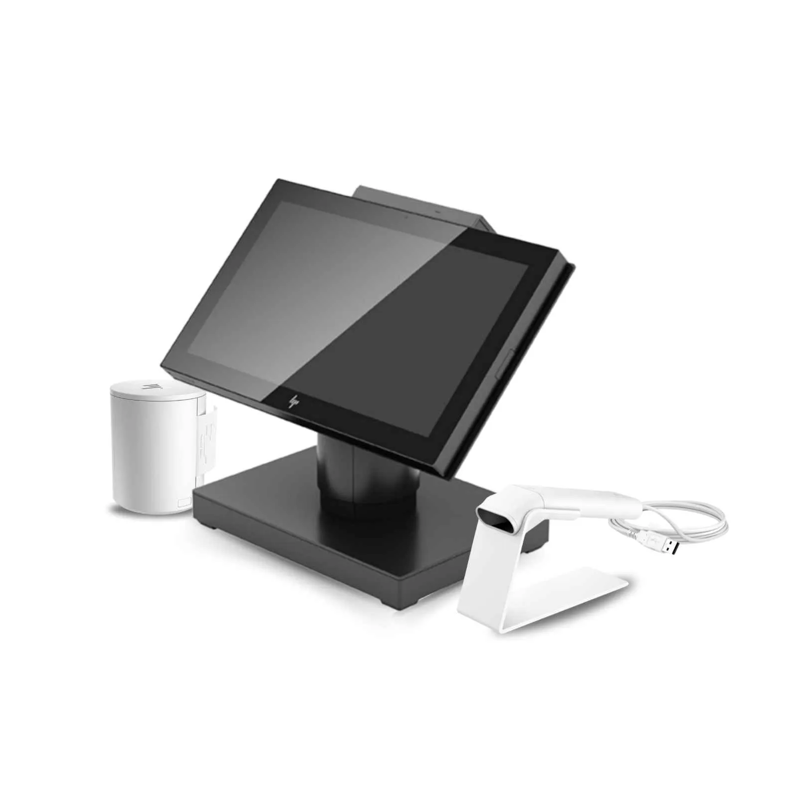 POS Complete bundle offer - HP Engage One Pro AIO, HP Engage One Prime White Receipt Printer and HP Engage One Prime Barcode Scanner