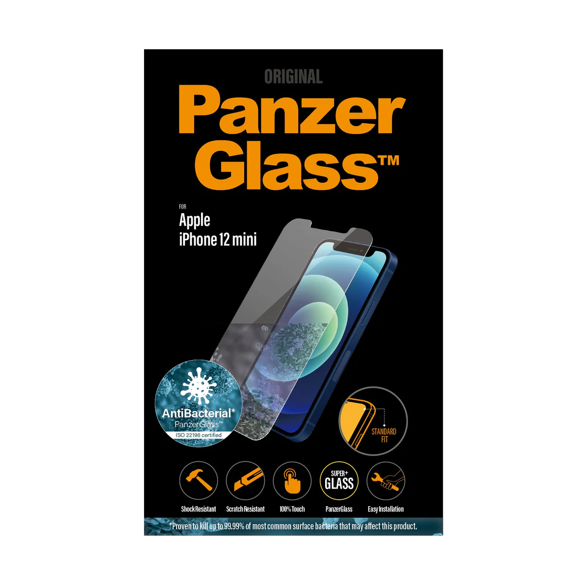 SCREEN PROTECTOR APPLE IPHONE iPhone 12 Mini BY PANZERGLASS