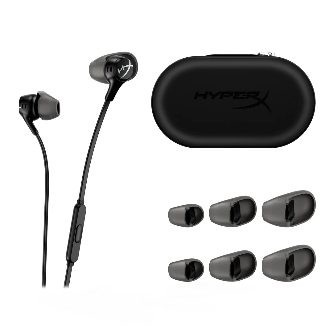 HyperX Cloud Earbuds II Gaming Earbuds with Mic - Black