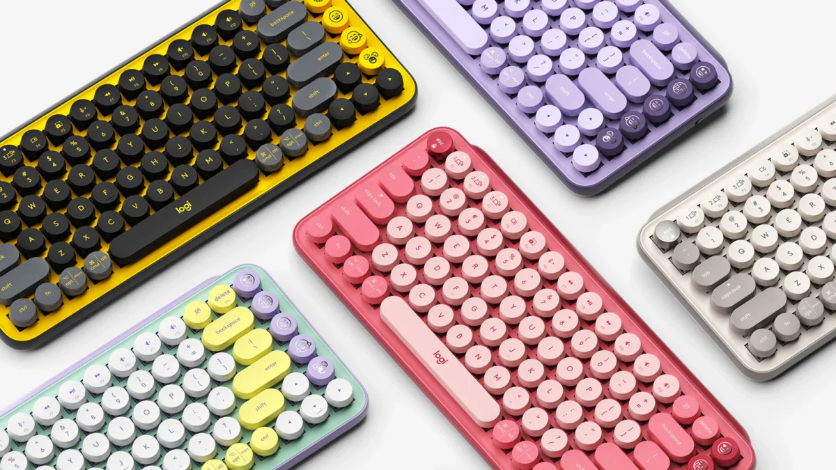 Logitech Pop Keys Mechanical Keyboards With Customizable Emoji Keys - Blast Color