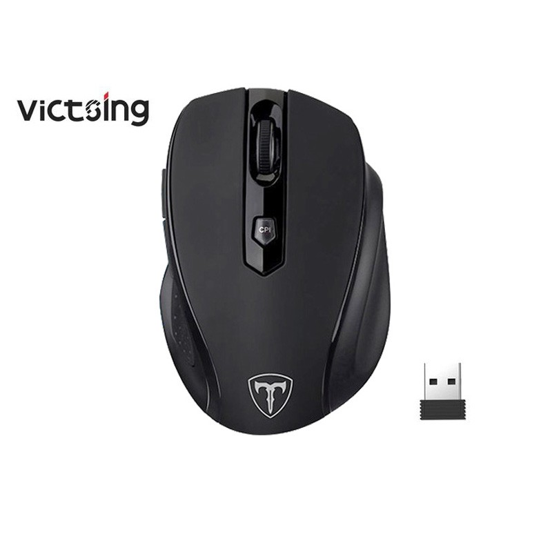 Wireless Mouse Computer Mouse USB Wireless 6 Button Victsing D09